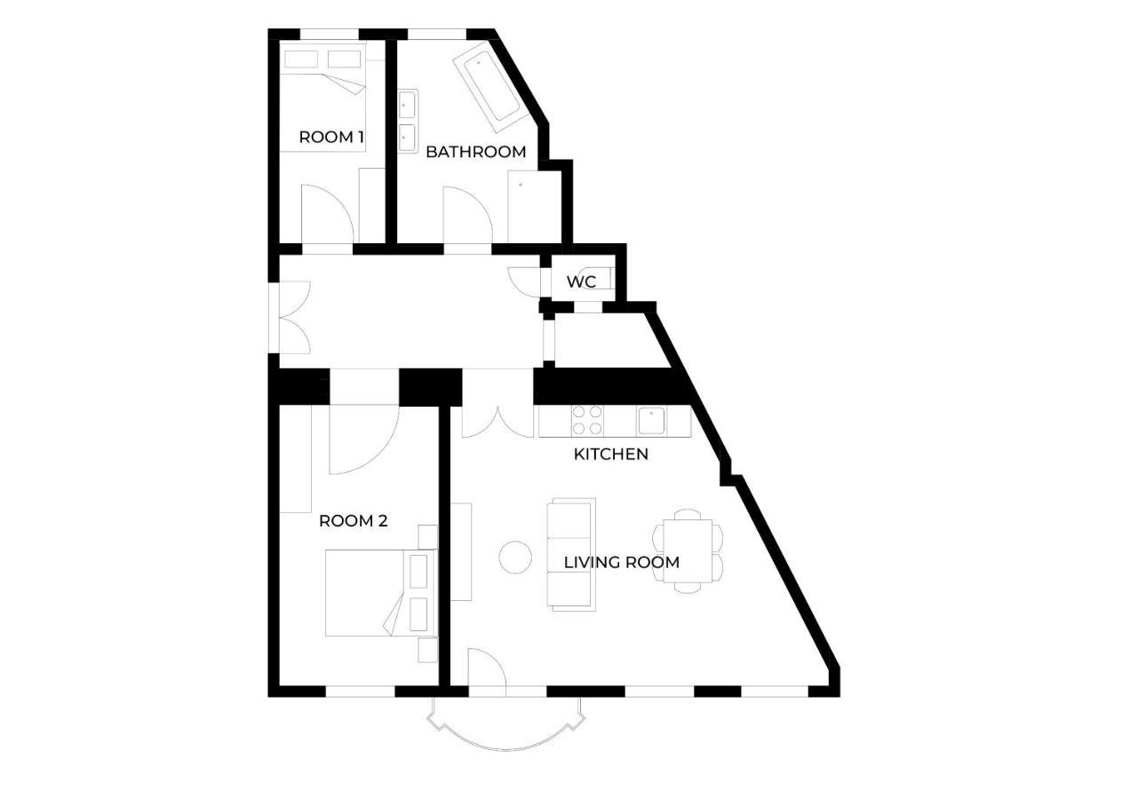 Luxurious, 2 Min To Casino And Roemertherme Apartment Baden Exterior photo